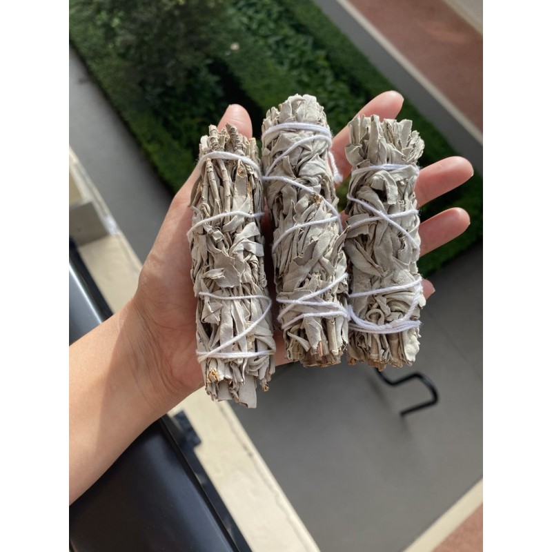 Healing Crystals - White Sage Bundles