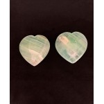 Healing Crystals - Pistachio Calcite Hearts