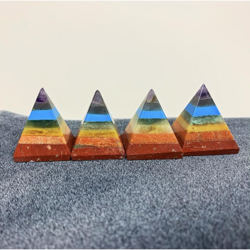 Healing Crystals - Mini Chakra Pyramids
