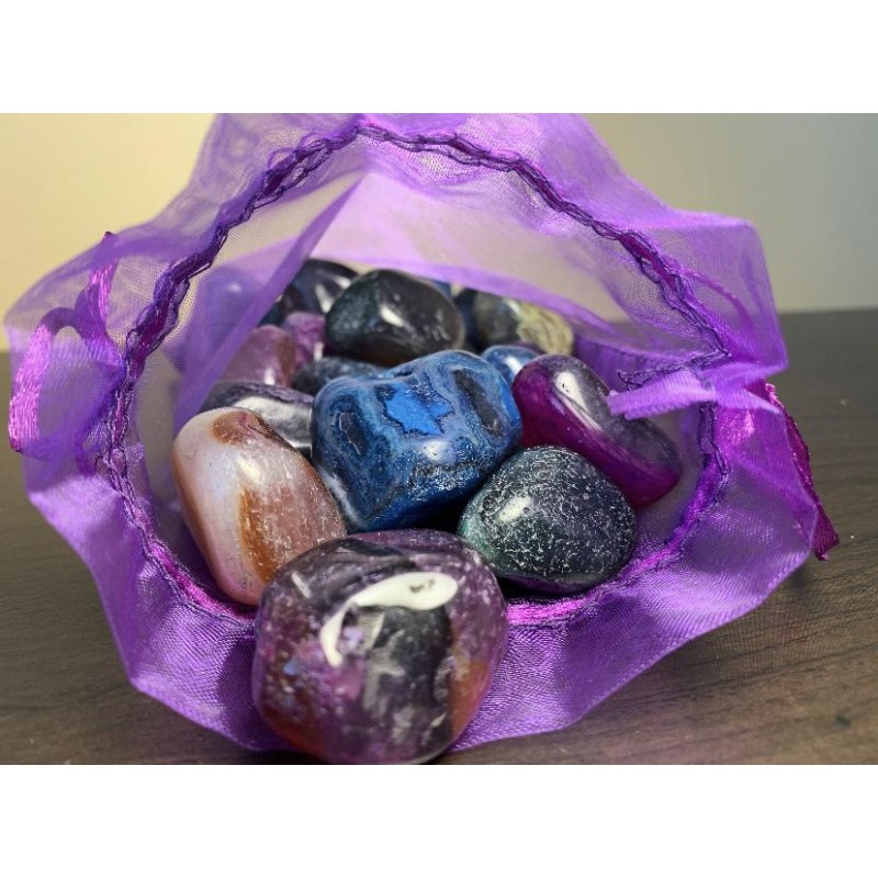 Healing Crystals - Colored Agate Goodie Bag