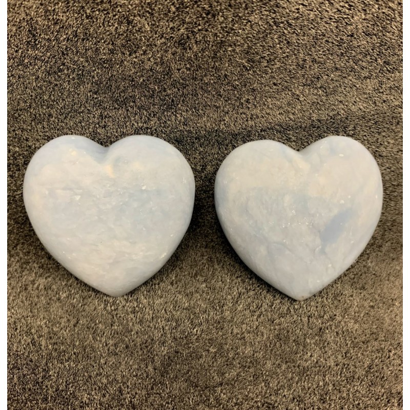 Healing Crystals - Angelite Hearts