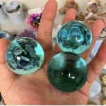 Healing Crystals - Aqua Obsidian Spheres